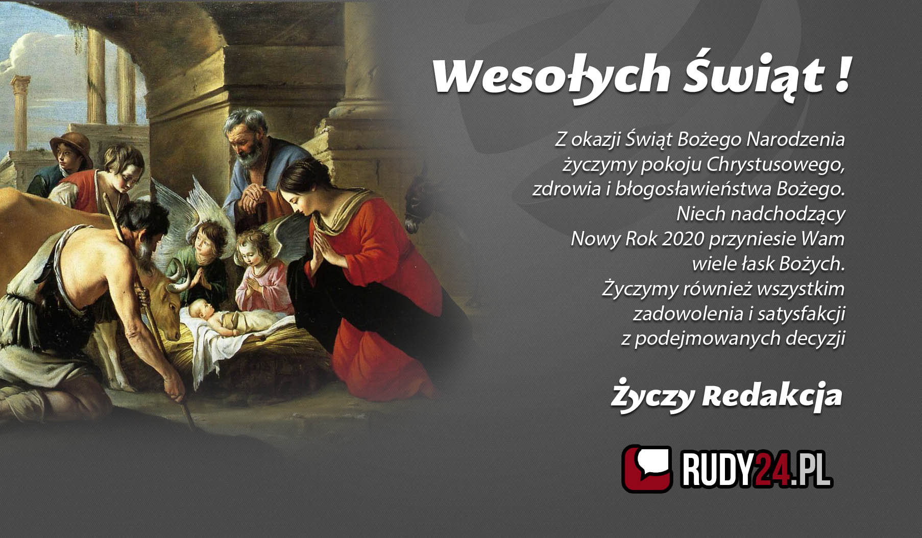 Życzenia  od Redakcji Rudy24.pl 
